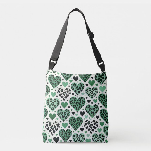 Crazy Love (Green) Crossbody Bag (Front)