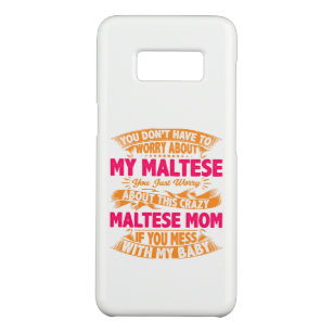 Crazy Maltese Mum Case-Mate Samsung Galaxy S8 Case