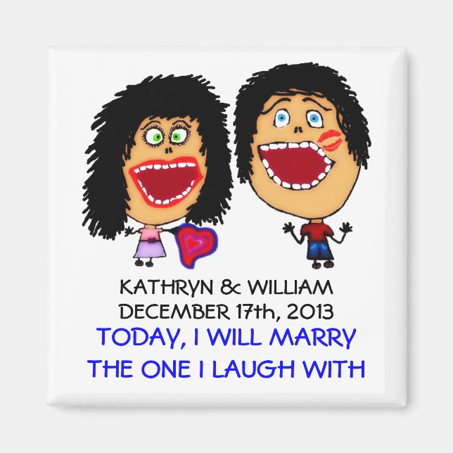 Crazy Marrying My Best Friend Magnet (Front)