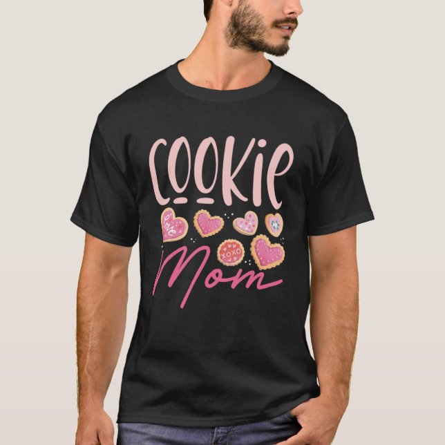Crazy Mom Baking Mama Baker Chef Dessert Mothers D T-Shirt (Front)