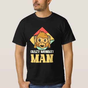 Crazy Monkey Man T-Shirt