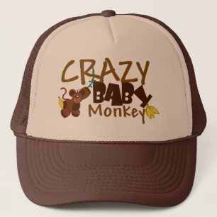 Crazy Monkey Trucker Hat
