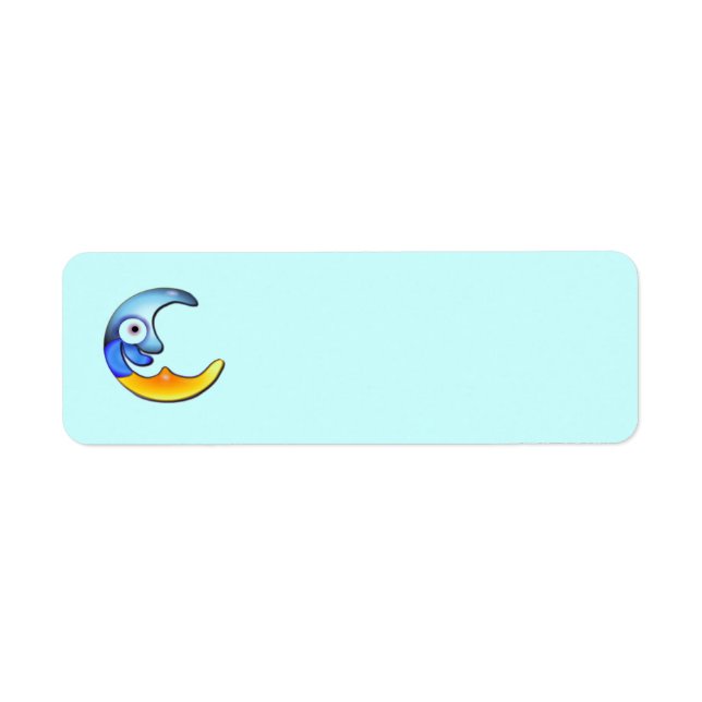 Crazy Moon Return Address Label (Front)