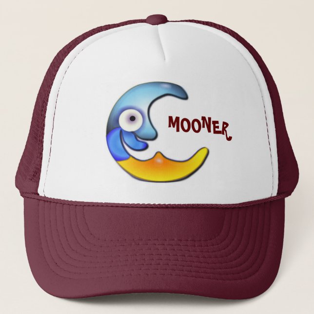 Crazy "Mooner" Cartoon Cap (Front)