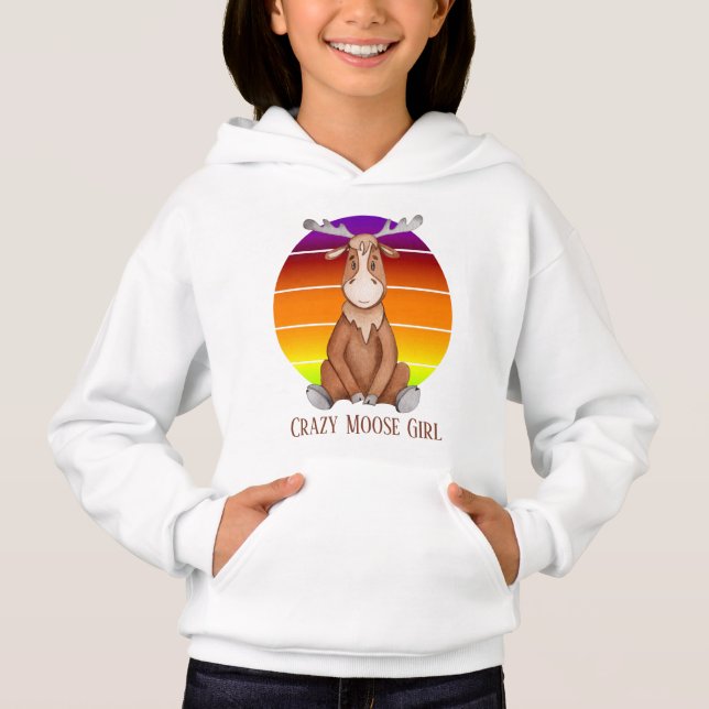 crazy moose girl add text (Front)