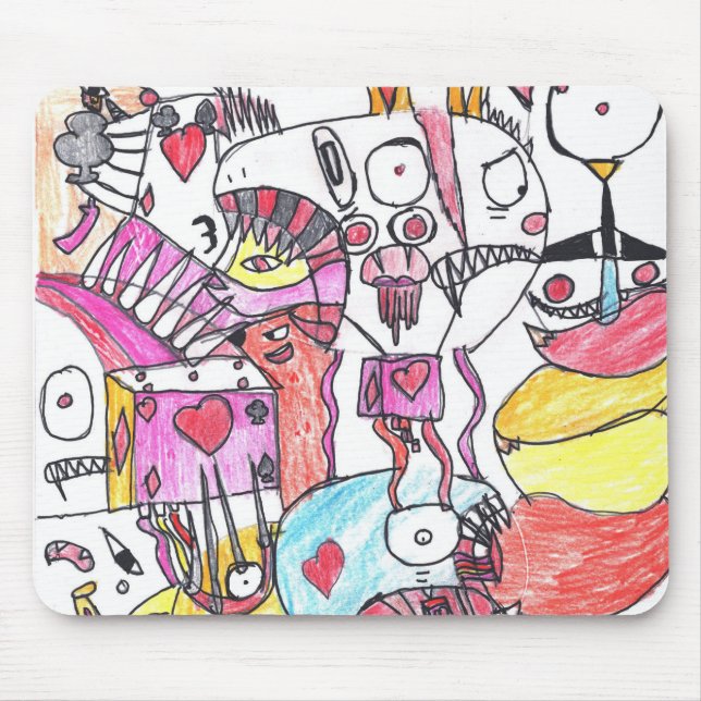 Crazy Morph Mouse Pad (Front)