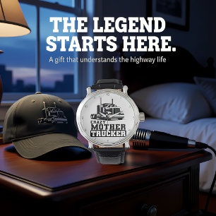 Crazy Mother Trucker: Black and White Watch