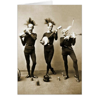 Crazy  Musicians Birthday Card