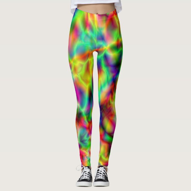 Crazy Neon Leggings (Front)