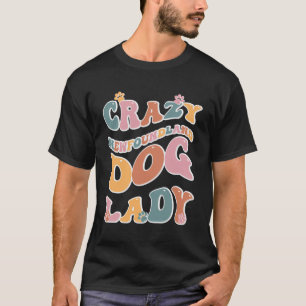 Crazy Newfoundland Dog Lady Backprint T-Shirt
