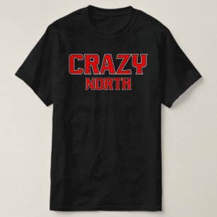 Crazy North Crveno Beli Crvena Zvezda  T-Shirt