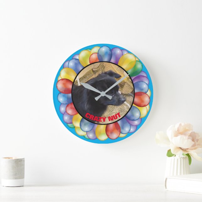 CRAZY NUT LARGE CLOCK (Home)