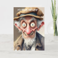 Crazy Old Man For Getting Older Birthday