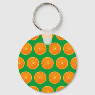 Crazy on Clementines - Green Key Ring