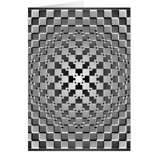 Crazy Optical Illusion - Morphing Metal Square (Front)