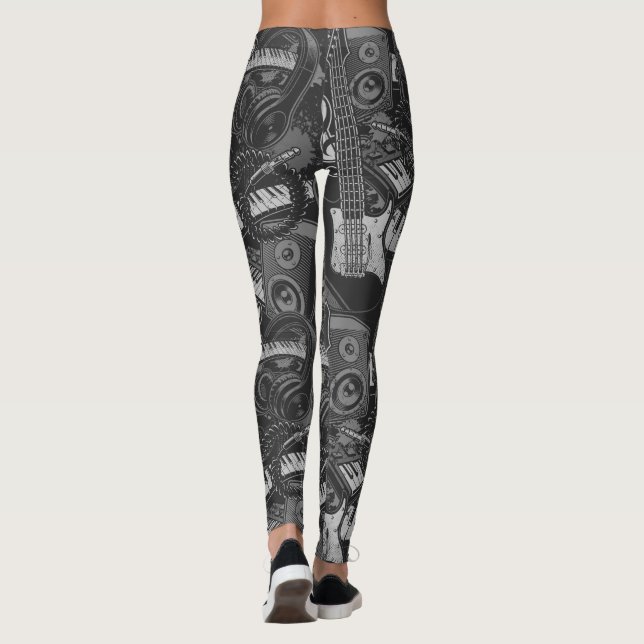 crazy orchestra leggings (Back)