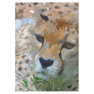 Crazy Paint - Cheetah Tablecloth