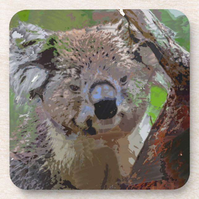 Crazy Paint - Koala Coaster (Front)