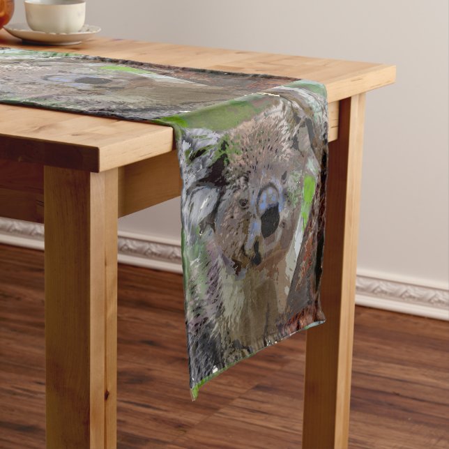 Crazy Paint - Koala Medium Table Runner (In Situ)
