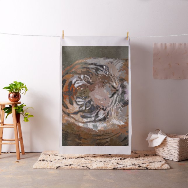 Crazy Paint -  Tiger Fabric (In Situ)