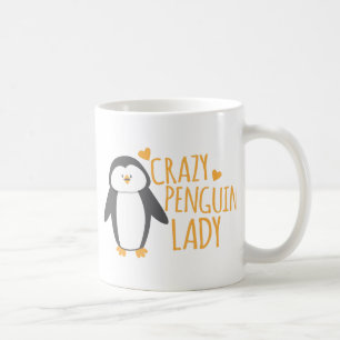 Crazy Penguin Lady Coffee Mug