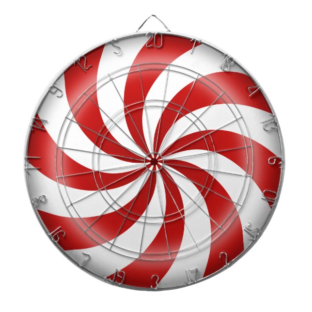 Crazy Peppermint Candy Dart Board (Front)