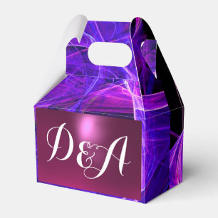 CRAZY PHOTON GEMSTONE blue purple MONOGRAM Favour Box