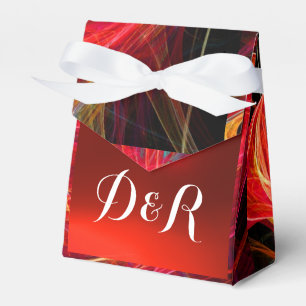 CRAZY PHOTON  GEMSTONE RED RUBY MONOGRAM FAVOUR BOX