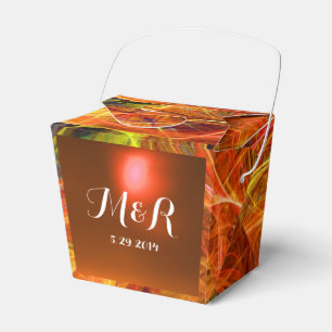 CRAZY PHOTON GEMSTONE red yellow MONOGRAM Favour Box
