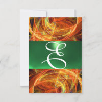 CRAZY PHOTON MONOGRAM yellow emerald green