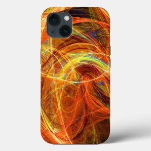 CRAZY PHOTON orange pink iPhone Case