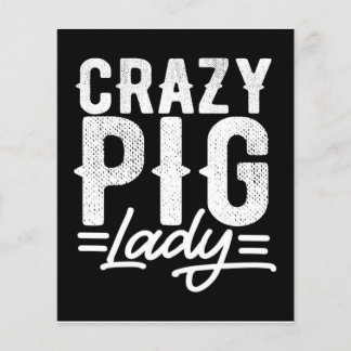 Crazy Pig | Lady Farming | Student Gift Flyer