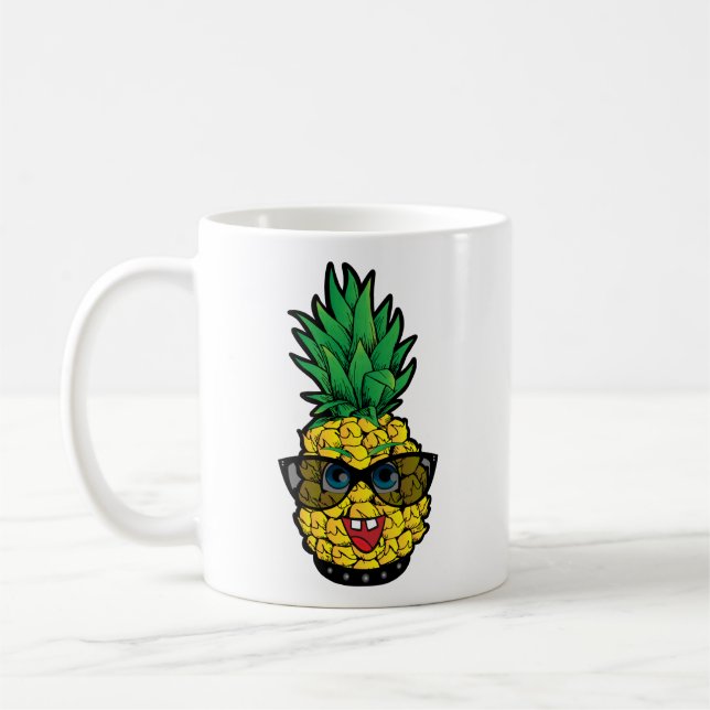 Crazy Pineapple    Coffee Mug (Left)