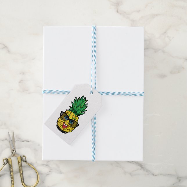 Crazy Pineapple   Gift Tags (With Twine)