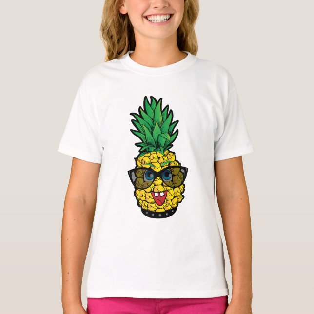 Crazy Pineapple  T-Shirt (Front)