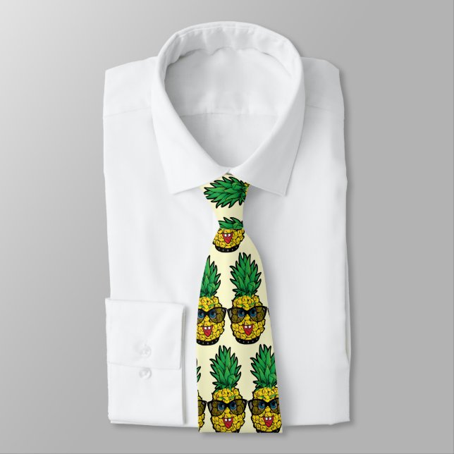 Crazy Pineapple  Tie (Tied)