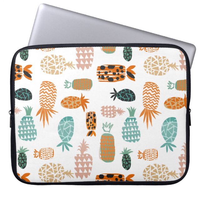 Crazy Pineapples Laptop Sleeve (Front)