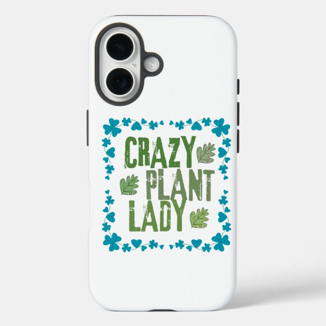 Crazy Plant Lady Case-Mate iPhone Case (Back)