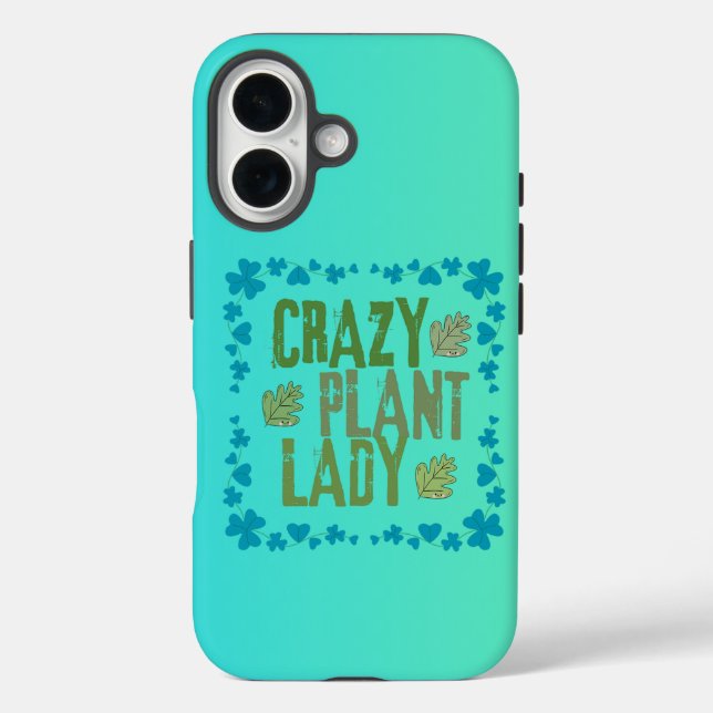 Crazy Plant Lady Case-Mate iPhone Case (Back)