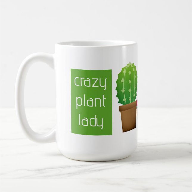 Crazy Plant Lady Coffee Mug (Left)