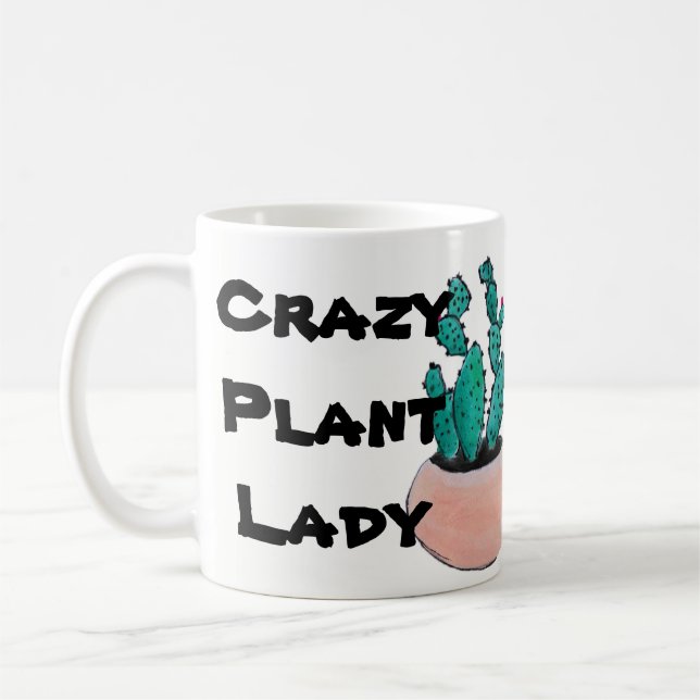 Crazy Plant Lady Coffee Mug (Left)