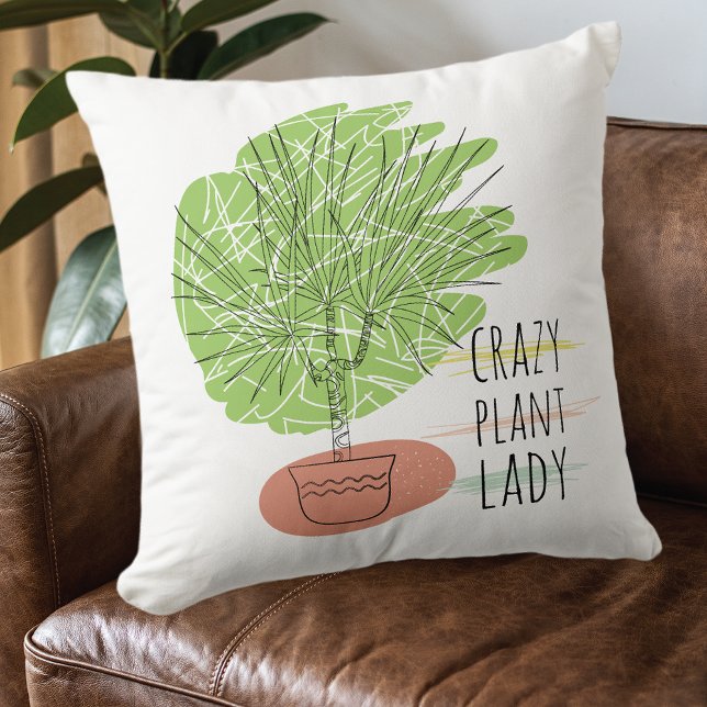 Crazy Plant Lady Cushion (Creator Uploaded)
