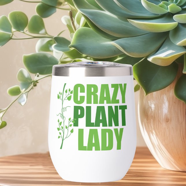 Crazy Plant Lady Cute Green Botanist (Creator Uploaded)