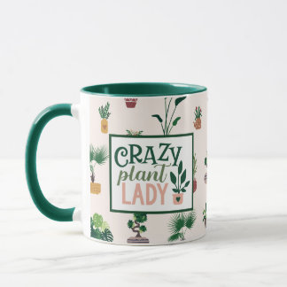 Crazy Plant Lady Funny Coffee Mug