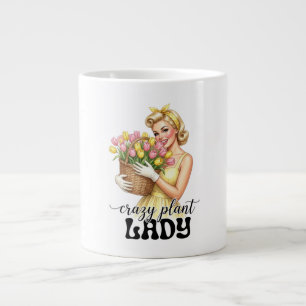 Crazy Plant Lady Funny Gardening Pun Coffee Mug