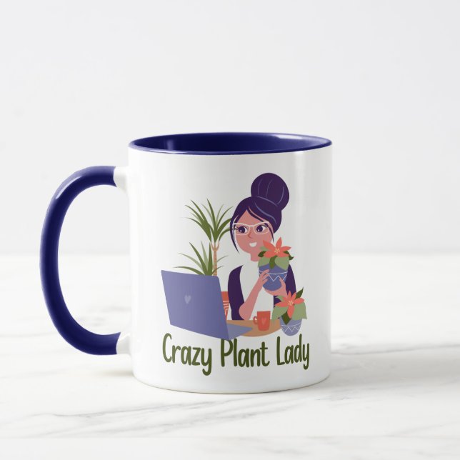 Crazy Plant Lady Mug (Left)