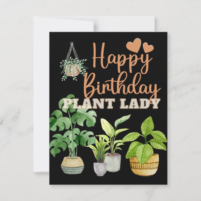 Crazy plant lady , plant mum birthday (Front)