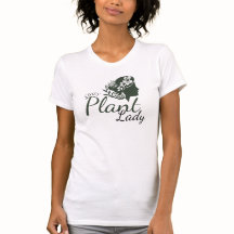 Crazy Plant Lady Silhouette Flowers and Butterfly