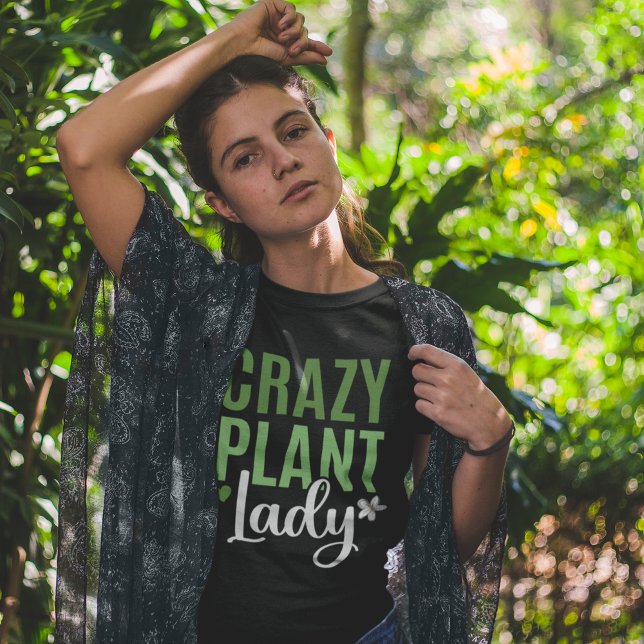 Crazy Plant Lady  T-Shirt (Creator Uploaded)
