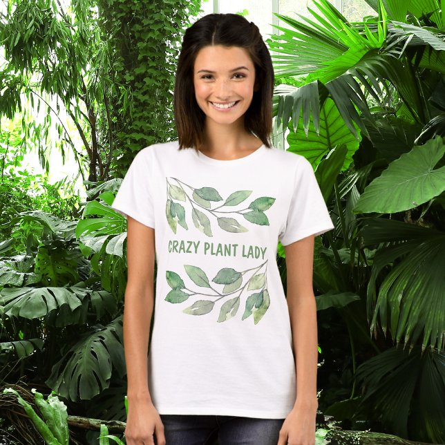 Crazy Plant Lady T-Shirt (Creator Uploaded)